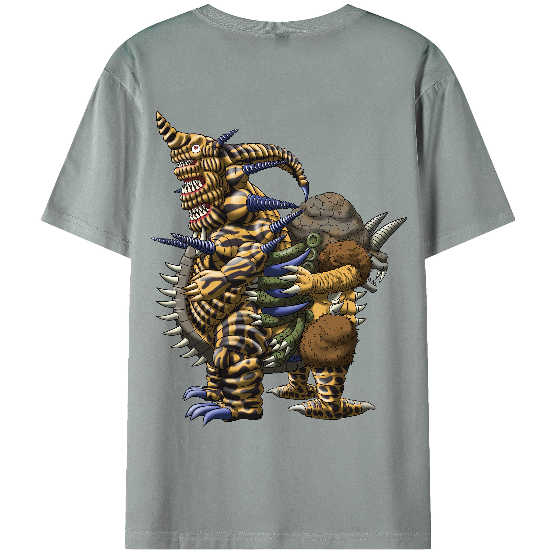 （画像用） ウルトラマン Ultraman 綿100％ メンズ半袖Tシャツ（バックプリント） 通気性